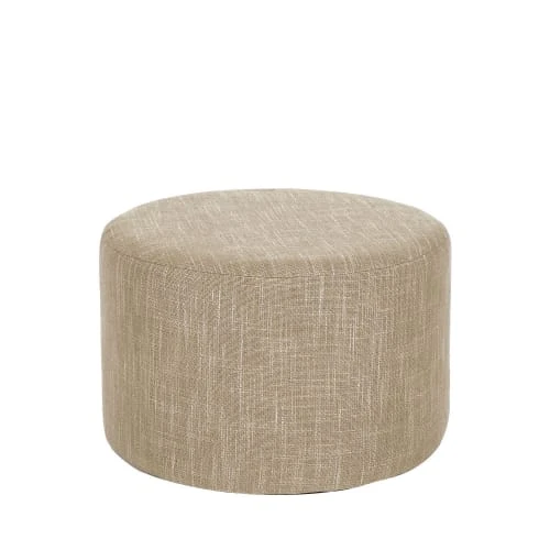 Pomax Poufs Pouf En Tissu D55cm Beige -Fauteuils Shop pouf en tissu d55cm beige