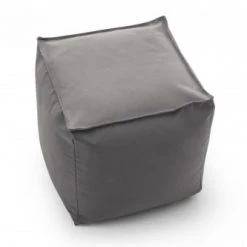 Talamo Italia Poufs Pouf En Tissu Gris -Fauteuils Shop pouf en tissu gris 3