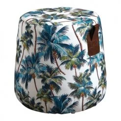 Aubry Gaspard Poufs Pouf En Tissu Jungle