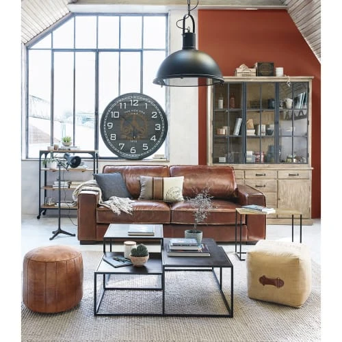 Pouf en tissu recyclé Maisons Du Monde Poufs Pouf En Tissu Recyclé -Fauteuils Shop pouf en tissu recycle 1000 6 0 155267 11