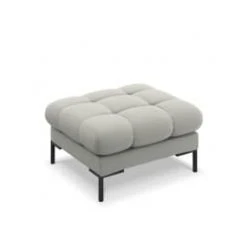 Micadoni Home Poufs Pouf En Tissu Structuré Beige Clair -Fauteuils Shop pouf en tissu structure gris clair