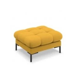 Micadoni Home Poufs Pouf En Tissu Structuré Beige Clair -Fauteuils Shop pouf en tissu structure jaune