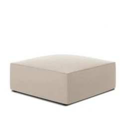 Micadoni Home Poufs Pouf En Velours Beige -Fauteuils Shop pouf en velours beige 2