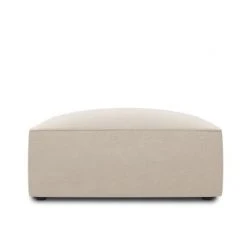 Micadoni Home Poufs Pouf En Velours Beige