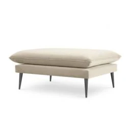 Micadoni Home Poufs Pouf En Velours Beige