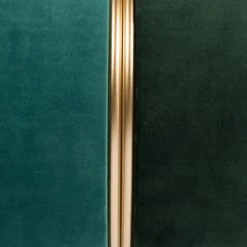 Drawer Poufs Pouf En Velours Bleu Canard Et Vert Forêt -Fauteuils Shop pouf en velours bleu canard et vert foret 2