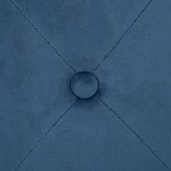 Beliani Poufs Pouf En Velours Bleu Foncé 3 Beliani Poufs Pouf En Velours Bleu Foncé -Fauteuils Shop pouf en velours bleu fonce 3