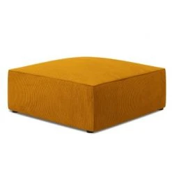 Micadoni Home Poufs Pouf En Velours Côtelé Jaune 2 Micadoni Home Poufs Pouf En Velours Côtelé Jaune -Fauteuils Shop pouf en velours cotele jaune 2
