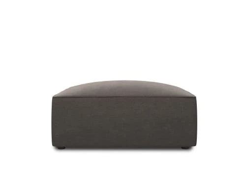 Pouf en velours gris foncé Micadoni Home Poufs Pouf En Velours Gris Foncé -Fauteuils Shop pouf en velours gris fonce 1
