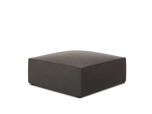 Pouf en velours gris foncé Micadoni Home Poufs Pouf En Velours Gris Foncé -Fauteuils Shop pouf en velours gris fonce 3