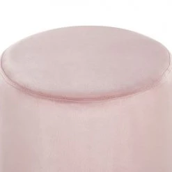 Beliani Poufs Pouf En Velours Rose 2 Beliani Poufs Pouf En Velours Rose -Fauteuils Shop pouf en velours rose 2