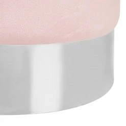 Beliani Poufs Pouf En Velours Rose 3 Beliani Poufs Pouf En Velours Rose -Fauteuils Shop pouf en velours rose 3