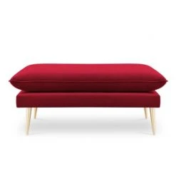 Micadoni Home Poufs Pouf En Velours Rouge 2 Micadoni Home Poufs Pouf En Velours Rouge -Fauteuils Shop pouf en velours rouge 2