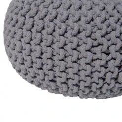Beliani Poufs Pouf Gris Foncé 40 X 25 Cm 3 Beliani Poufs Pouf Gris Foncé 40 X 25 Cm -Fauteuils Shop pouf gris fonce 40 x 25 cm 3