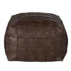 Maisons Du Monde Poufs Pouf Imitation Cuir Marron