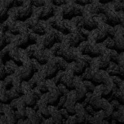 Beliani Poufs Pouf Noir 40 X 25 Cm 4 Beliani Poufs Pouf Noir 40 X 25 Cm -Fauteuils Shop pouf noir 40 x 25 cm 4