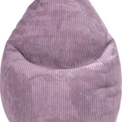 Sitting Point Poufs Pouf Poire XL D'intérieur Velours Grosse Cote Mauve 70x110cm -Fauteuils Shop pouf poire xl d interieur velours grosse cote mauve 70x110cm 3