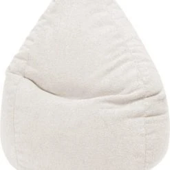 Sitting Point Poufs Pouf Poire XXL D'intérieur Fourrure Douce Beige 80x130cm -Fauteuils Shop pouf poire xxl d interieur fourrure douce beige 80x130cm 6