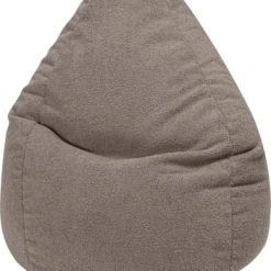 Sitting Point Poufs Pouf Poire XXL D'intérieur Fourrure Douce Beige 80x130cm -Fauteuils Shop pouf poire xxl d interieur fourrure douce taupe 80x130cm