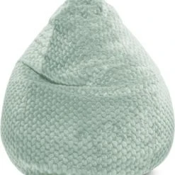 Sitting Point Poufs Pouf Poire XXL Fausse Fourrure Douce à Relief Rose Nude 80x130cm -Fauteuils Shop pouf poire xxl fausse fourrure douce a relief vert sauge 80x130cm 4