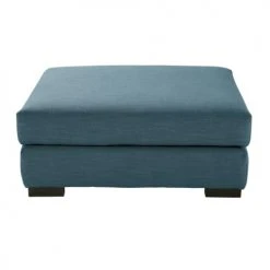 Maisons Du Monde Poufs Pouf Pour Canapé Modulable Bleu Pétrole