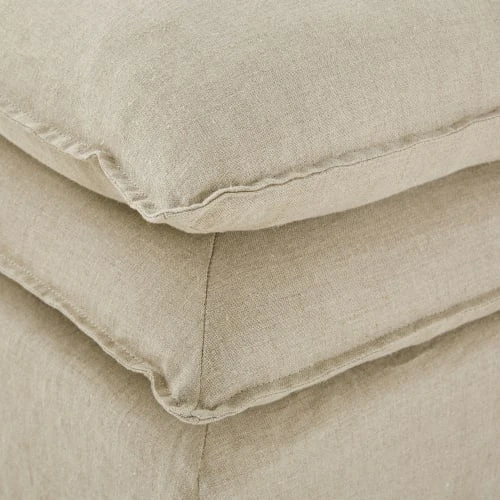 Pouf pour canapé modulable en lin Maisons Du Monde Assises Pouf Pour Canapé Modulable En Lin -Fauteuils Shop pouf pour canape modulable en lin 1000 6 1 187822 5