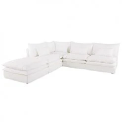 Maisons Du Monde Assises Pouf Pour Canapé Modulable En Lin Blanc -Fauteuils Shop pouf pour canape modulable en lin blanc 1000 8 3 187824 4