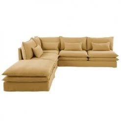 Maisons Du Monde Poufs Pouf Pour Canapé Modulable En Lin Ocre -Fauteuils Shop pouf pour canape modulable en lin ocre 1000 6 33 202204 1