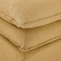 Maisons Du Monde Poufs Pouf Pour Canapé Modulable En Lin Ocre -Fauteuils Shop pouf pour canape modulable en lin ocre 1000 6 33 202204 3