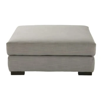 Pouf pour canapé modulable gris clair Maisons Du Monde Poufs Pouf Pour Canapé Modulable Gris Clair -Fauteuils Shop pouf pour canape modulable gris terence 1000 2 6 180406 1 2