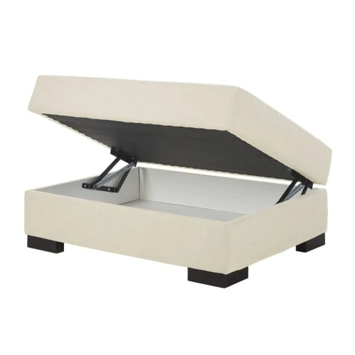 Pouf pour canapé modulable ivoire avec coffre de rangement Maisons Du Monde Poufs Pouf Pour Canapé Modulable Ivoire Avec Coffre De Rangement -Fauteuils Shop pouf pour canape modulable ivoire avec coffre de rangement 1000 8 25 213307 2