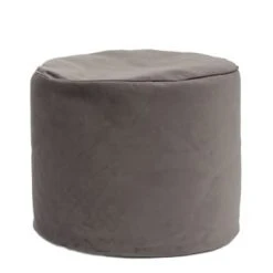 Jumbo Bag Poufs Pouf Rond D'intérieur En Velours Sauge 4 Jumbo Bag Poufs Pouf Rond D'intérieur En Velours Sauge -Fauteuils Shop pouf rond d interieur en velours onyx