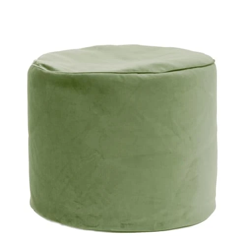Pouf rond d'intérieur en velours sauge Jumbo Bag Poufs Pouf Rond D'intérieur En Velours Sauge -Fauteuils Shop pouf rond d interieur en velours sauge