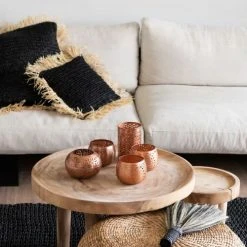 Bazar Bizar Poufs Pouf Rond En Jacinthe D'eau D60 -Fauteuils Shop pouf rond en jacinthe d eau d60 5