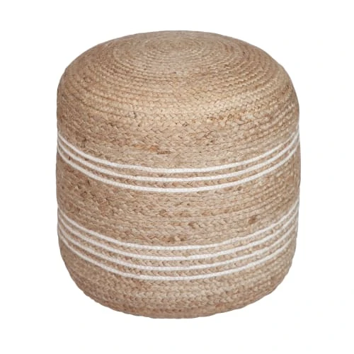 Pouf rond en jute Rendez Vous Déco Poufs Pouf Rond En Jute -Fauteuils Shop pouf rond en jute