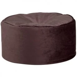 Maisons Du Monde Poufs Pouf Rond En Polyester Mauve