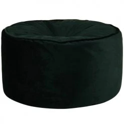 Maisons Du Monde Poufs Pouf Rond En Polyester Vert