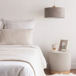 Maisons Du Monde Poufs Pouf Rond Gris -Fauteuils Shop pouf rond gris 1000 6 4 194877 3