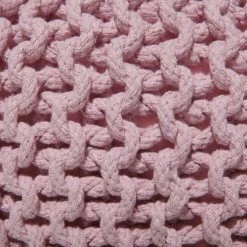 Beliani Poufs Pouf Rose 40 X 25 Cm -Fauteuils Shop pouf rose 40 x 25 cm 4