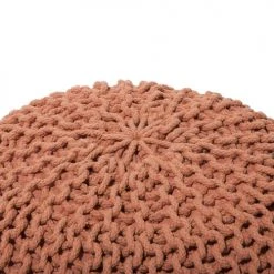 Beliani Poufs Pouf Rouille 50 X 35 Cm 2 Beliani Poufs Pouf Rouille 50 X 35 Cm -Fauteuils Shop pouf rouille 50 x 35 cm 2