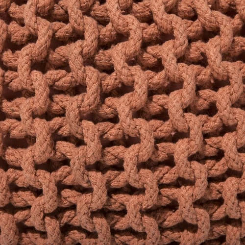 Pouf rouille 50 x 35 cm Beliani Poufs Pouf Rouille 50 X 35 Cm -Fauteuils Shop pouf rouille 50 x 35 cm 4