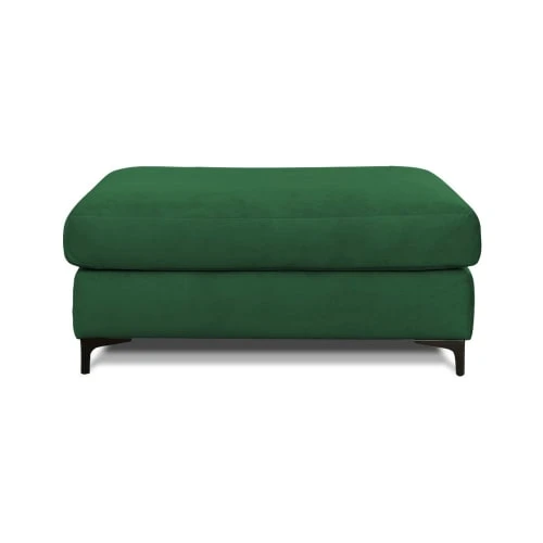 Pouf salon velours vert Maison Aubertin Poufs Pouf Salon Velours Vert -Fauteuils Shop pouf salon velours vert