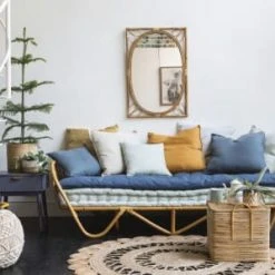 Maisons Du Monde Poufs Pouf Tressé En Coton Macramé -Fauteuils Shop pouf tresse en coton macrame 1000 11 38 177814 13