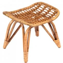 Wadiga Repose-pieds Repose Pied En Rotin