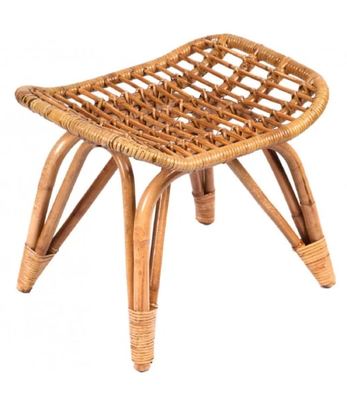 Repose pied en rotin Wadiga Repose-pieds Repose Pied En Rotin -Fauteuils Shop repose pied en rotin