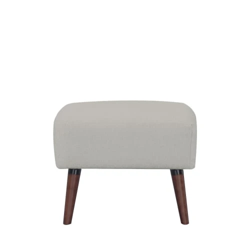 Repose-pieds en tissu bouclette pieds bois foncé gris clair Drawer Repose-pieds En Tissu Bouclette Pieds Bois Foncé Gris Clair -Fauteuils Shop repose pieds en tissu bouclette pieds bois fonce gris clair 2