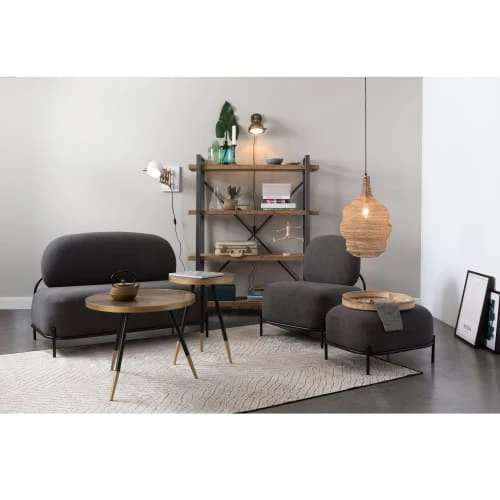 Repose-pieds en tissu gris Drawer Repose-pieds En Tissu Gris -Fauteuils Shop repose pieds en tissu gris 1