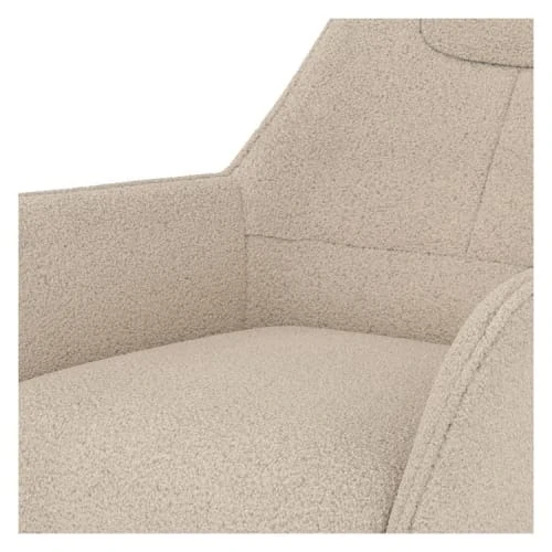 Rocking-chair beige effet laine bouclette en tissu Rendez Vous Déco Fauteuils Rocking-chair Beige Effet Laine Bouclette En Tissu -Fauteuils Shop rocking chair beige effet laine bouclette en tissu 1