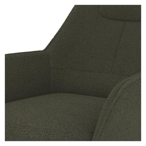 Rocking-chair kaki effet laine bouclette en tissu Rendez Vous Déco Fauteuils Rocking-chair Kaki Effet Laine Bouclette En Tissu -Fauteuils Shop rocking chair kaki effet laine bouclette en tissu 1