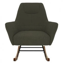 Rendez Vous Déco Fauteuils Rocking-chair Kaki Effet Laine Bouclette En Tissu 3 Rendez Vous Déco Fauteuils Rocking-chair Kaki Effet Laine Bouclette En Tissu -Fauteuils Shop rocking chair kaki effet laine bouclette en tissu 3